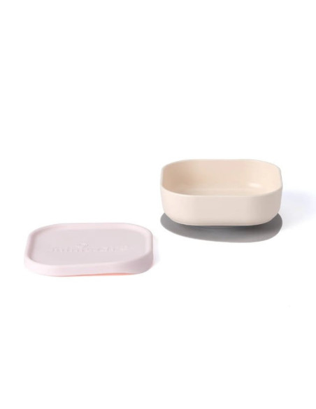 UP-mw_MWSBSVC,Bol pentru hrana bebelusi Miniware Snack Bowl, 100% din materiale naturale biodegradabile, Vanilla/Cotton Candy
