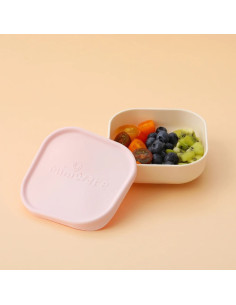 UP-mw_MWSBSVC,Bol pentru hrana bebelusi Miniware Snack Bowl, 100% din materiale naturale biodegradabile, Vanilla/Cotton Candy 2