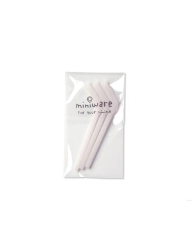 UP-mw_MWSSW3CC,Set de 3 paie reutilizabile Miniware, 100% din silicon alimentar, Cotton Candy