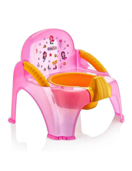 UP-bj_004_5,Olita pentru copii BabyJem (Culoare: Roz transparent) UP-bj_004_5,Olita pentru copii BabyJem (Culoare: Roz transparent)