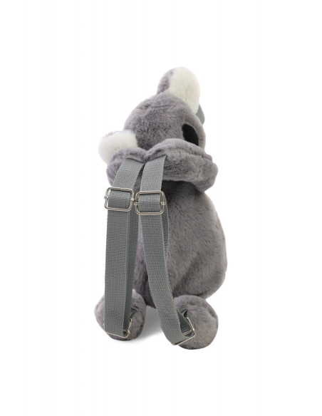 UP-bj_7941,Rucsac în formă de koala, BabyJem (Culoare: Gri)