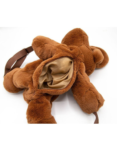 UP-bj_7962,Rucsac în formă de Catelus, BabyJem (Culoare: Maro)