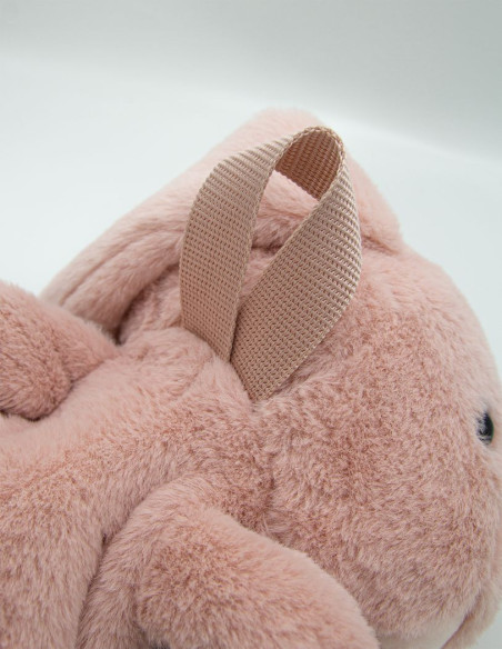 UP-bj_7972,Rucsac în formă de Iepuras, BabyJem (Culoare: Gri)