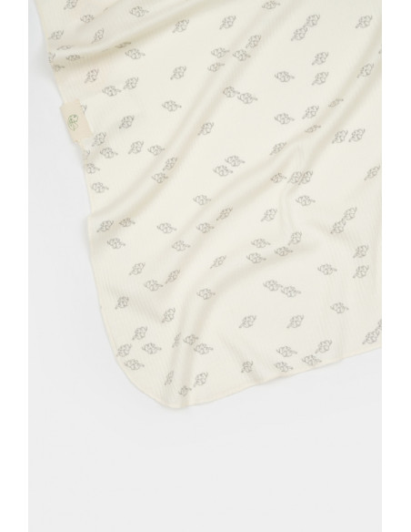 UP-BC-CSYM1000,Paturica Printed, BabyCosy, 50% modal+50% bumbac, Ecru, 85X85 cm