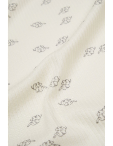 UP-BC-CSYM1000,Paturica Printed, BabyCosy, 50% modal+50% bumbac, Ecru, 85X85 cm