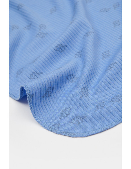 UP-BC-CSYM1001,Paturica Printed, BabyCosy, 50% modal+50% bumbac, Lavanda, 85X85 cm