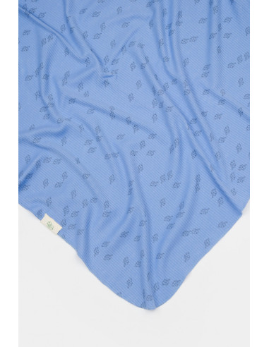 UP-BC-CSYM1001,Paturica Printed, BabyCosy, 50% modal+50% bumbac, Lavanda, 85X85 cm