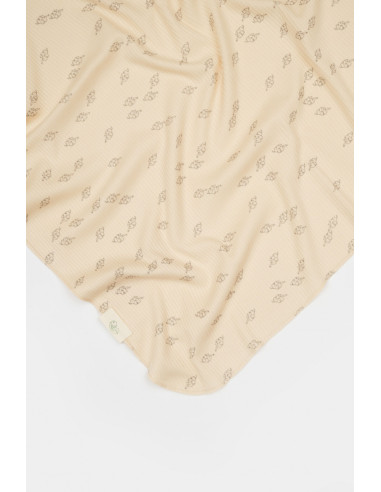 UP-BC-CSYM1004,Paturica Printed, BabyCosy, 50% modal+50% bumbac, Stone, 85X85 cm