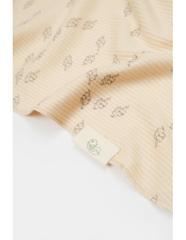 UP-BC-CSYM1004,Paturica Printed, BabyCosy, 50% modal+50% bumbac, Stone, 85X85 cm