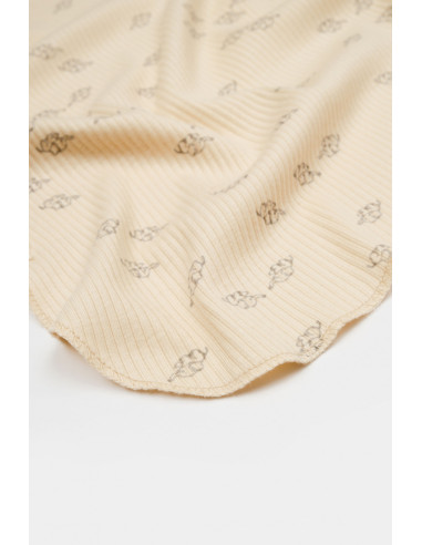 UP-BC-CSYM1004,Paturica Printed, BabyCosy, 50% modal+50% bumbac, Stone, 85X85 cm