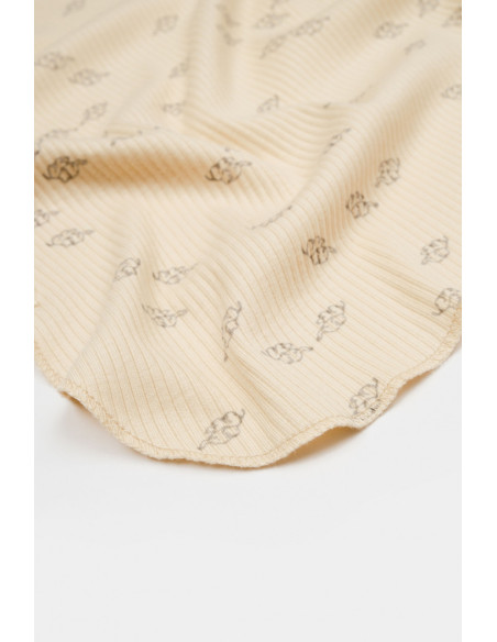 UP-BC-CSYM1004,Paturica Printed, BabyCosy, 50% modal+50% bumbac, Stone, 85X85 cm