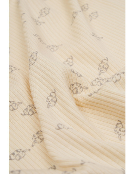 UP-BC-CSYM1004,Paturica Printed, BabyCosy, 50% modal+50% bumbac, Stone, 85X85 cm