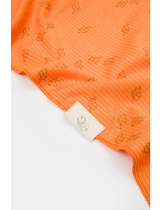 UP-BC-CSYM1005,Paturica Printed, BabyCosy, 50% modal+50% bumbac, Apricot, 85X85 cm 2