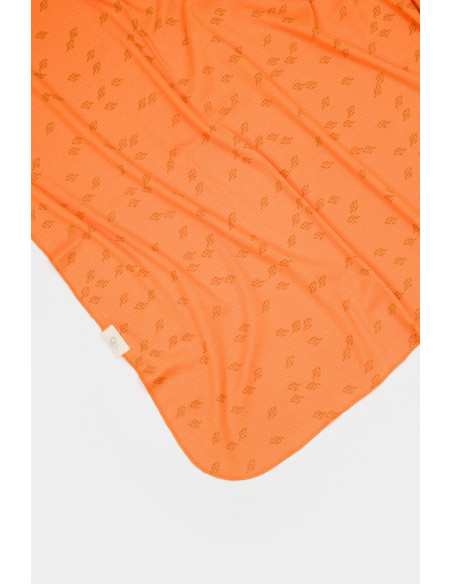 UP-BC-CSYM1005,Paturica Printed, BabyCosy, 50% modal+50% bumbac, Apricot, 85X85 cm