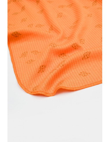 UP-BC-CSYM1005,Paturica Printed, BabyCosy, 50% modal+50% bumbac, Apricot, 85X85 cm