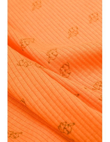 UP-BC-CSYM1005,Paturica Printed, BabyCosy, 50% modal+50% bumbac, Apricot, 85X85 cm