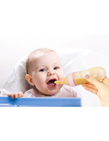 UP-bj_8063,Lingurita cu rezervor pentru bebelusi, BabyJem, cu capac protectie, 90 ml (Culoare: Roz) UP-bj_8063,Lingurita cu rezervor pentru bebelusi, BabyJem, cu capac protectie, 90 ml (Culoare: Roz)