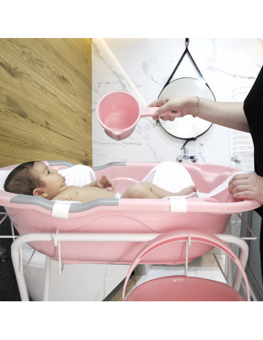 UP-bj_2601,Suport metalic universal cu cos pentru cadite BabyJem (Culoare: Alb)