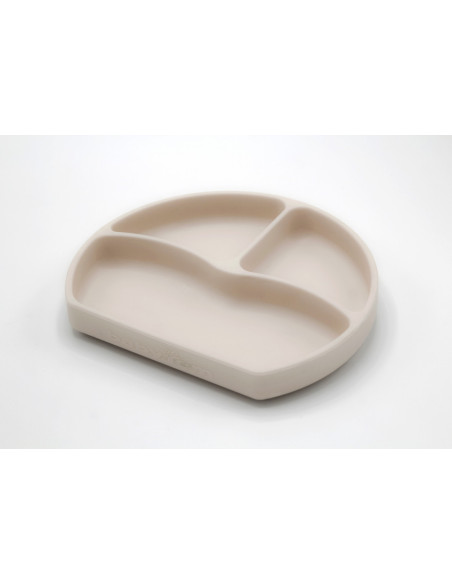 UP-bj_7152,Farfurie din silicon cu 3 compartimente pentru auto-diversificare BabyJem culori diverse UP-bj_7152,Farfurie din silicon cu 3 compartimente pentru auto-diversificare BabyJem culori diverse
