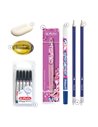 EAN-5579,Set stilou Herlitz Wild Animals Lynx, rezerve My Pen, creioane HB, radiera, carioca corectoare, ascutitoare Pelikan
