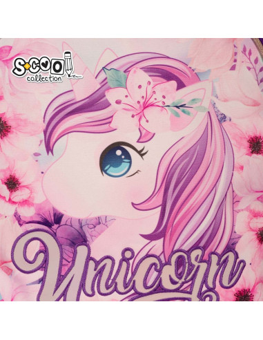 SC2286,Ghiozdan trolley UNICORN, 38x29x14 cm - S-COOL