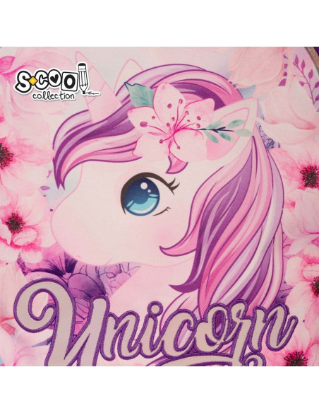 SC2286,Ghiozdan trolley UNICORN, 38x29x14 cm - S-COOL