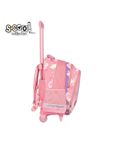 SC2288,Ghiozdan trolley LITTLE UNICORN, 38x29x14 cm - S-COOL SC2288,Ghiozdan trolley LITTLE UNICORN, 38x29x14 cm - S-COOL