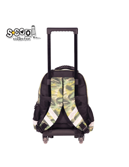 SC2289,Ghiozdan trolley DINO, 38x29x14 cm - S-COOL