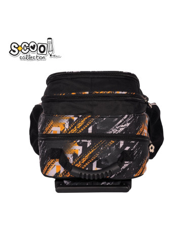 SC2290,Ghiozdan trolley FOOTBAL, 38x29x14 cm - S-COOL