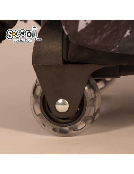 SC2290,Ghiozdan trolley FOOTBAL, 38x29x14 cm - S-COOL