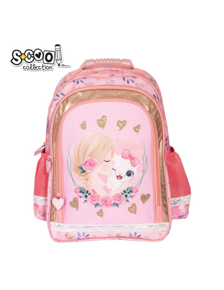 SC2120,Ghiozdan ergonomic GIRL, 40.5x29x13.5 cm - S-COOL