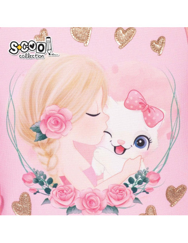 SC2120,Ghiozdan ergonomic GIRL, 40.5x29x13.5 cm - S-COOL