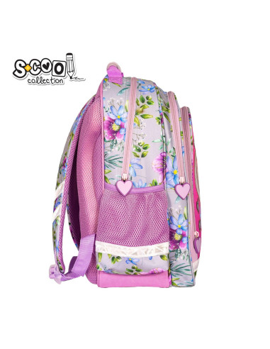 SC2121,Ghiozdan ergonomic LOVE, 40.5x29x13.5 cm - S-COOL