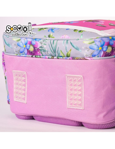 SC2121,Ghiozdan ergonomic LOVE, 40.5x29x13.5 cm - S-COOL