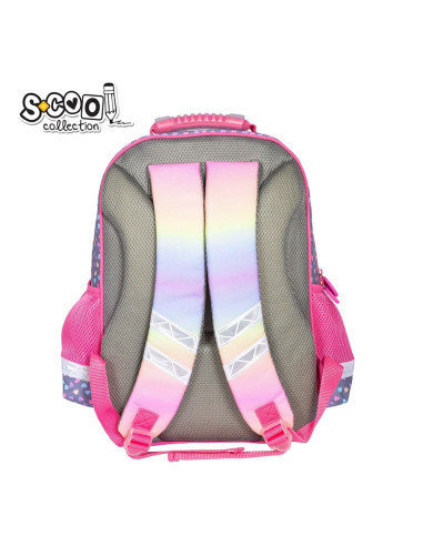 SC2122,Ghiozdan ergonomic HAPPINESS, 40.5x29x13.5 cm - S-COOL