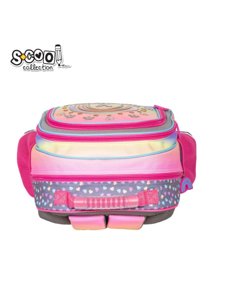 SC2122,Ghiozdan ergonomic HAPPINESS, 40.5x29x13.5 cm - S-COOL