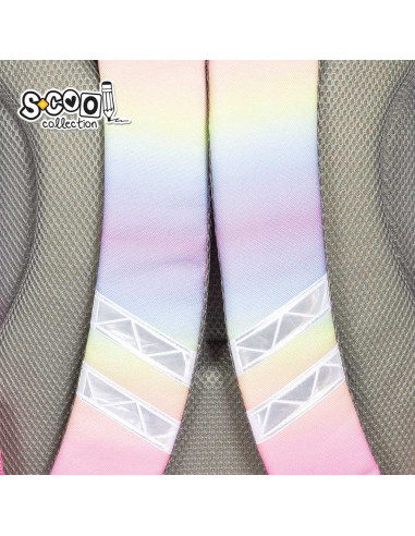 SC2122,Ghiozdan ergonomic HAPPINESS, 40.5x29x13.5 cm - S-COOL