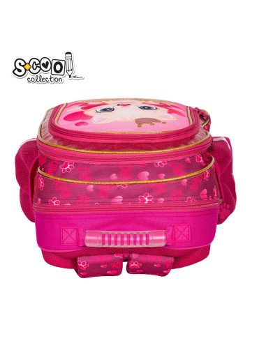 SC2123,Ghiozdan ergonomic CUTE KITTY, 40.5x29x13.5 cm - S-COOL