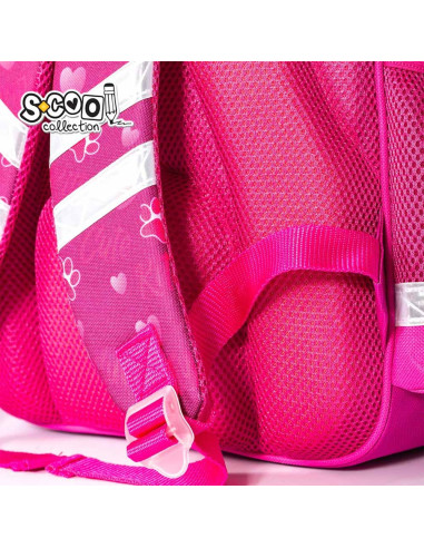 SC2123,Ghiozdan ergonomic CUTE KITTY, 40.5x29x13.5 cm - S-COOL