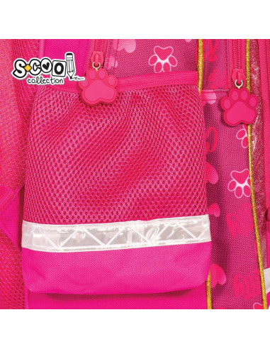 SC2123,Ghiozdan ergonomic CUTE KITTY, 40.5x29x13.5 cm - S-COOL