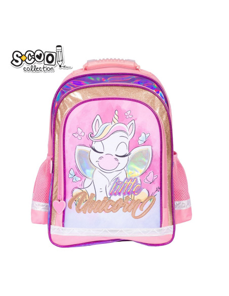 SC2124,Ghiozdan ergonomic LITTLE UNICORN, 40.5x29x13.5 cm - S-COOL