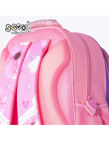SC2124,Ghiozdan ergonomic LITTLE UNICORN, 40.5x29x13.5 cm - S-COOL
