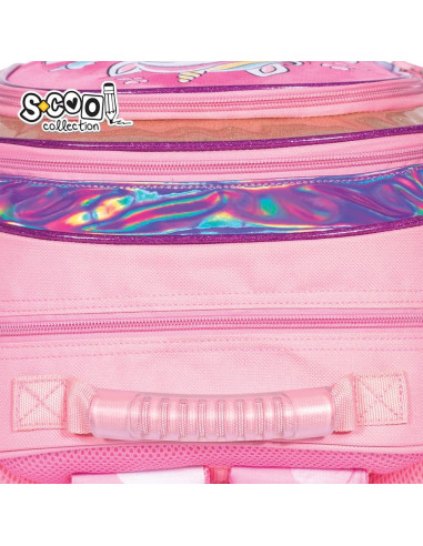 SC2124,Ghiozdan ergonomic LITTLE UNICORN, 40.5x29x13.5 cm - S-COOL