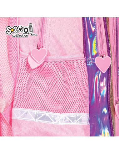 SC2124,Ghiozdan ergonomic LITTLE UNICORN, 40.5x29x13.5 cm - S-COOL