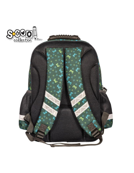 SC2126,Ghiozdan ergonomic GAME, 40.5x29x13.5 cm - S-COOL