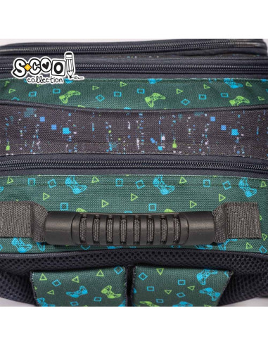 SC2126,Ghiozdan ergonomic GAME, 40.5x29x13.5 cm - S-COOL