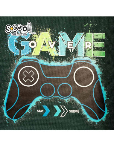 SC2126,Ghiozdan ergonomic GAME, 40.5x29x13.5 cm - S-COOL