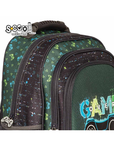 SC2126,Ghiozdan ergonomic GAME, 40.5x29x13.5 cm - S-COOL