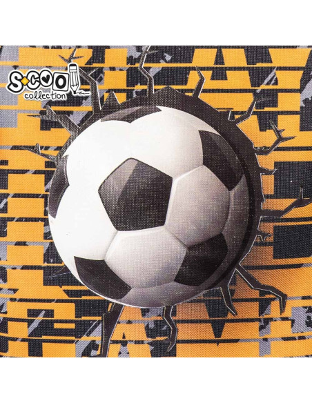 SC2127,Ghiozdan ergonomic FOOTBALL, 40.5x29x13.5 cm - S-COOL