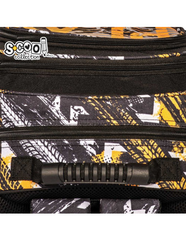 SC2127,Ghiozdan ergonomic FOOTBALL, 40.5x29x13.5 cm - S-COOL